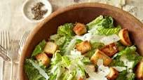 Caesar Salad with Parmesan Croutons Caesar Salad with Parmesan Croutons