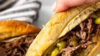 Slow Cooker Italian Beef Sandwiches Slow Cooker Italian Beef Sandwiches