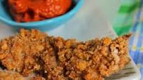 Gluten, Dairy, and Egg Free Chicken Fingers - Super crispy! Gluten, Dairy, and Egg Free Chicken Fingers - Super crispy!