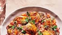 Olive-Brine-Marinated Chicken With Date Relish Olive-Brine-Marinated Chicken With Date Relish