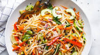 Asian Noodle Salad with the Best Ever Ginger Vinaigrette Asian Noodle Salad with the Best Ever Ginger Vinaigrette