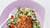 Glazed Pork Sirloin Steak with Veggie Rice Glazed Pork Sirloin Steak with Veggie Rice