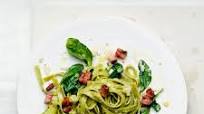 Spinach Pasta Carbonara Spinach Pasta Carbonara