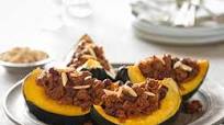 Beef Picadillo-Stuffed Acorn Squash Beef Picadillo-Stuffed Acorn Squash
