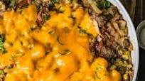 Cheesy Beef Breakfast Scramble Cheesy Beef Breakfast Scramble