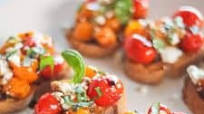 Cherry Tomato Goat Cheese Crostini Cherry Tomato Goat Cheese Crostini