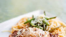 Veal Parmesan with Spaghetti Veal Parmesan with Spaghetti