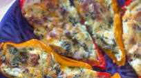 5 Cheese & Spinach Stuffed Sweet Peppers 5 Cheese & Spinach Stuffed Sweet Peppers