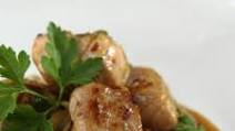 Goumenissa Pork and Leeks in a Skillet, Prassotigania Goumenissa Pork and Leeks in a Skillet, Prassotigania