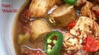 Slow Cooker Spicy Chicken & Sausage (Paleo/Whole30) Slow Cooker Spicy Chicken & Sausage (Paleo/Whole30)
