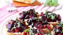 Beet Bruschetta with Goat Cheese Beet Bruschetta with Goat Cheese
