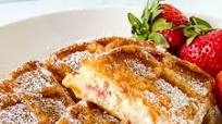 Strawberry Cheesecake Stuffed Waffles Strawberry Cheesecake Stuffed Waffles