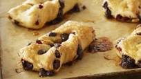 Cranberry Chocolate Focaccia Twists Cranberry Chocolate Focaccia Twists