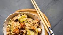 Kai Choy Farn / Kua Chai Pui (Mustard Greens Pork Belly Rice) Kai Choy Farn / Kua Chai Pui (Mustard Greens Pork Belly Rice)