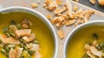Roasted Ginger and Coconut Spaghetti Squash Soup Roasted Ginger and Coconut Spaghetti Squash Soup