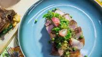 Skillet Roasted Pork Chops with Spring Vegetables and Mustard Sauce Recipe | Geoffrey Zakarian | Food Network Skillet Roasted Pork Chops with Spring Vegetables and Mustard Sauce Recipe | Geoffrey Zakarian | Food Network