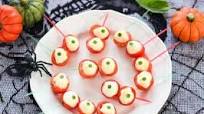 Eyeball Caprese Bites Eyeball Caprese Bites