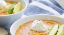 Spicy Creamy Sweet Potato Hummus Soup Spicy Creamy Sweet Potato Hummus Soup