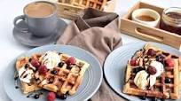 Peanut Butter and Banana Waffles Peanut Butter and Banana Waffles