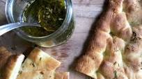 Low Carb Focaccia with Dipping Sauce Low Carb Focaccia with Dipping Sauce