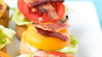 Bacon Lettuce and Tomato Bruschetta Bacon Lettuce and Tomato Bruschetta