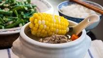 Corn Potato Carrot Pork Bone Soup (玉米土豆胡萝卜排骨汤 Yu Mi Tu Dou Hu Luo Bo Pai Gu Tang) Corn Potato Carrot Pork Bone Soup (玉米土豆胡萝卜排骨汤 Yu Mi Tu Dou Hu Luo Bo Pai Gu Tang)