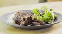 Whole Braised Venison Shank Adobada Whole Braised Venison Shank Adobada