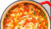 Tomato Egg Drop Soup using Canned Tomatoes Tomato Egg Drop Soup using Canned Tomatoes