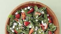 Strawberry and Spinach Salad with Herbs and Goat Cheese Strawberry and Spinach Salad with Herbs and Goat Cheese
