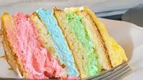 Rainbow Jello Cloud Cake Rainbow Jello Cloud Cake