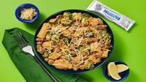 Creamy Rigatoni With Pork Sausage plus Philadelphia Cream Cheese, Broccoli, Lemon & Parmesan Creamy Rigatoni With Pork Sausage plus Philadelphia Cream Cheese, Broccoli, Lemon & Parmesan