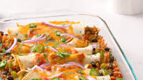 Black Bean and Rice Enchiladas Black Bean and Rice Enchiladas