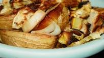 Roasted Potatoes, Leeks and Cabbage Roasted Potatoes, Leeks and Cabbage