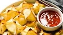 Baked Cream Cheese Wontons Baked Cream Cheese Wontons