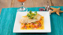 Pan Seared Grouper With Florida Citrus Salad Pan Seared Grouper With Florida Citrus Salad