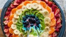 Rainbow Dessert Pizza Rainbow Dessert Pizza