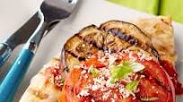 Grilled Eggplant Parmesan Focaccia Grilled Eggplant Parmesan Focaccia