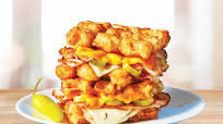 Waffled Tots Grilled Cheese Waffled Tots Grilled Cheese