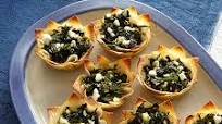 Spanakopita wonton cups Spanakopita wonton cups