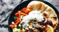 Sheet Pan Chicken Pitas with Tzatziki Sheet Pan Chicken Pitas with Tzatziki