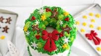 Christmas Wreath Layer Cake Christmas Wreath Layer Cake