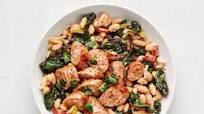 Chard and Beans with Chicken Sausage Chard and Beans with Chicken Sausage