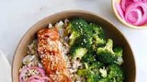 Salmon Teriyaki Bowl with Veggies Salmon Teriyaki Bowl with Veggies