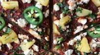 Sweet Chili BBQ Jalapeño Pineapple Pizza (V/GF) Sweet Chili BBQ Jalapeño Pineapple Pizza (V/GF)
