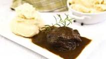 ITALIAN BEEF CHEEKS STEW braised in red wine ITALIAN BEEF CHEEKS STEW braised in red wine