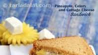 Pineapple, Celery and Cottage Cheese Sandwich Pineapple, Celery and Cottage Cheese Sandwich