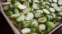 Roasted Brussels Sprouts with Tzatziki Roasted Brussels Sprouts with Tzatziki