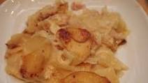 Onion, bacon and potato hotpot Onion, bacon and potato hotpot