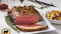 Garlic & Rosemary Studded Strip Roast Garlic & Rosemary Studded Strip Roast