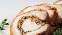 BACON GARLIC AND HERB-STUFFED PORK LOIN BACON GARLIC AND HERB-STUFFED PORK LOIN